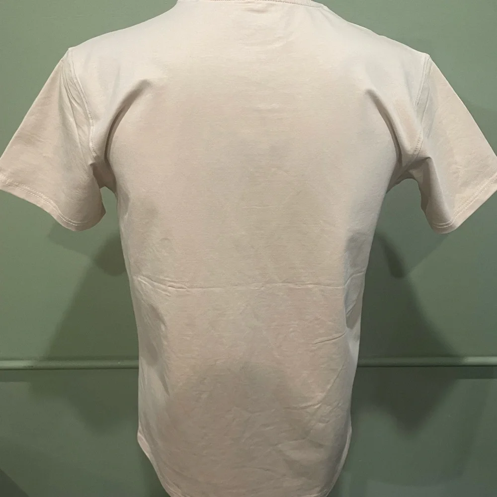 Bleecker&Mercer Cash From Chaos Graphic T-Shirt khaki crewneck - Picture 3 of 4